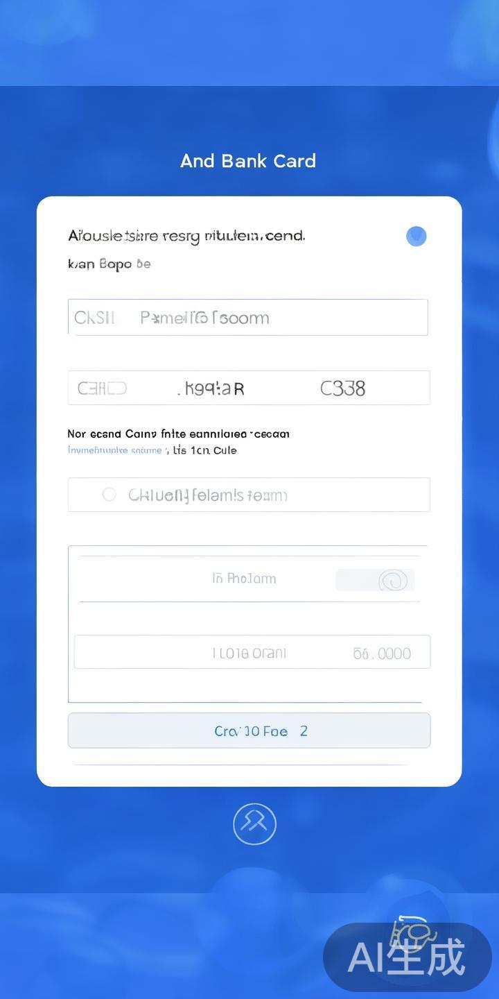 在绑定页面选择“添加银行卡”，输入所需信息，包括银