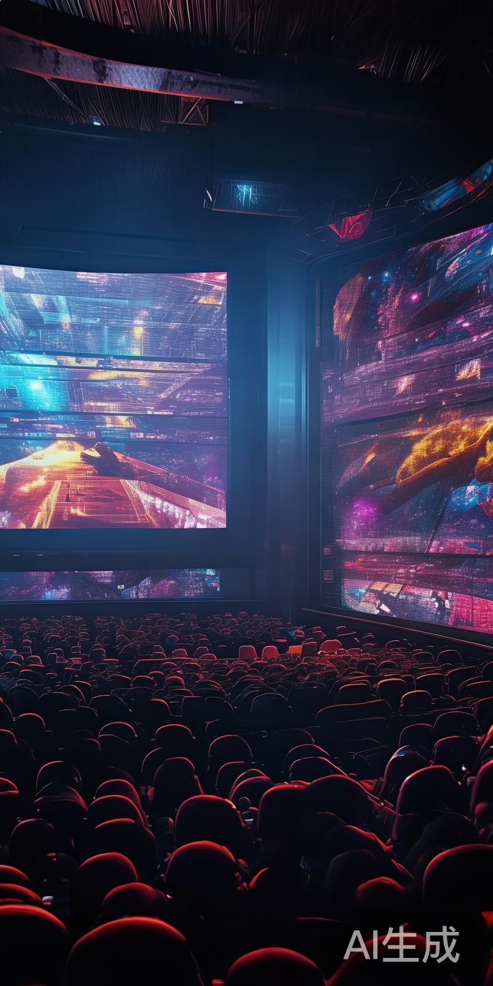 想象一下，当你身处在宽广的3D影院中，屏幕上每一个